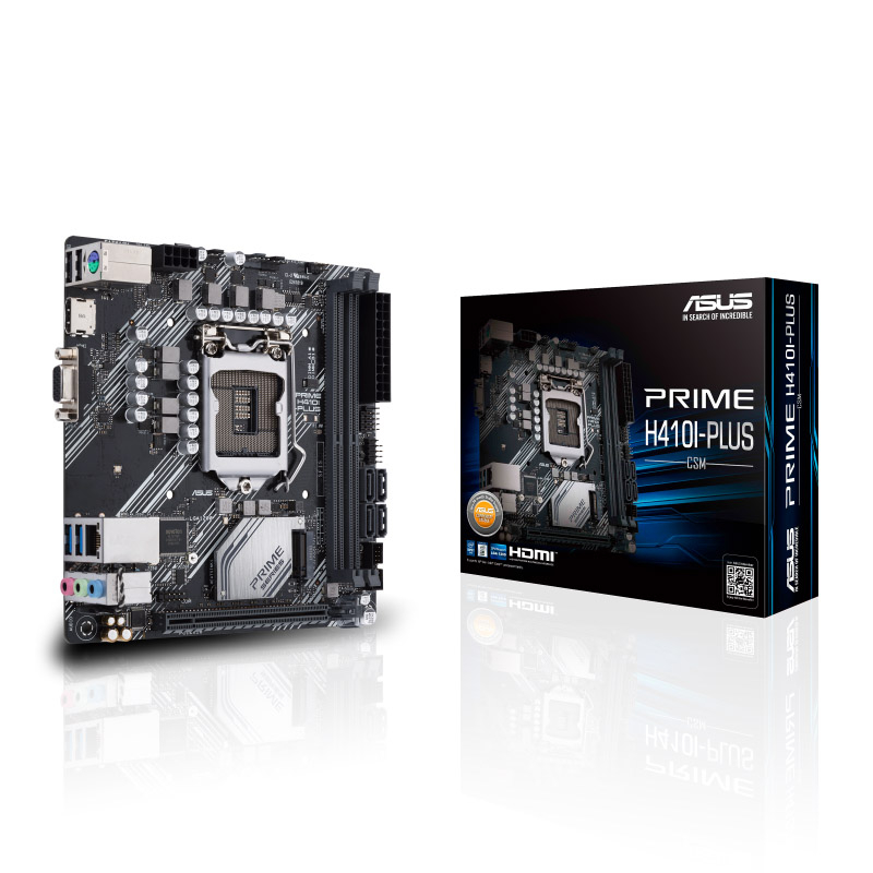 Материнская плата ASUS PRIME H410I-PLUS/CSM (LGA1200)