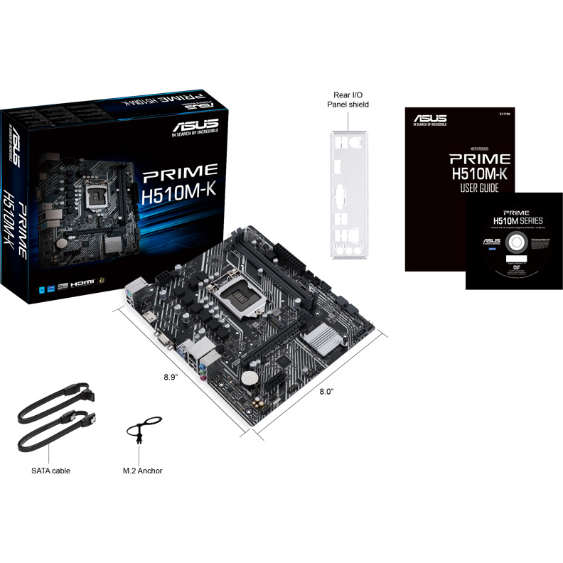 Материнская плата ASUS PRIME H510M-K (LGA1200)